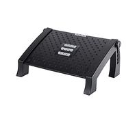 Repose-pieds réglable avec surface de massage ergonomique sous le bureau pour la maison, le travail, l'école, 6 hauteurs fixables, facile à régler, soulagement de la pression, support utile à