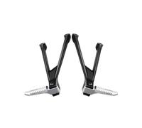 Repose-Pieds réglable Moto Kit De Support De Repose-Pieds Arrière pour Passager Arrière De Moto, pour S1000RR S1000R S1000 RR RS 1000 R RR 2009-2022 2016(Bracket Silver 2)