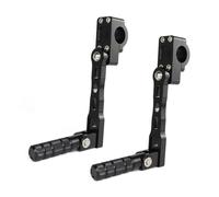 Repose-Pieds Réglables Autoroute pour H&Arley Davidson Road King, Street Glide XL883N, Sportster, Fat Bob Et pour Dyna (kit De Fixation 32 Mm)(Style B)