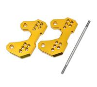 Repose-Pieds réglables for Moto, Base de Support de Montage for Yamaha YZF-R3 ABS YZF-R25 MT-25 MT-03 15-20 DShanLa(Gold)