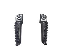 Repose-Pieds réglables Moto Repose-Pieds Avant/arrière pour Z750 Z800 Z1000 ER6F ER6N ZX-6R ZX-9R ZX-10R ZX-12R ZZR1200 GTR1400 ZZR1400(Matte Black Front)