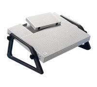 Repose-pieds Relax, ajustable en hauteur, gris clair