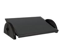 Repose-pieds Relax Steel, hauteur réglable, noir