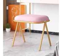 Repose-pieds rembourré avec pieds en métal pour le confort du salon et de la chambre à coucher