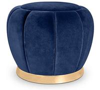 Repose-pieds rembourré, tabouret bas nordique, tabouret de maison, tendance, créatif, tissu à changer, tabouret de maquillage, tabouret rond moderne minimaliste, 40 x 38 cm, rangement Foo
