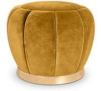 Repose-pieds rembourré, tabouret bas nordique, tabouret de maison, tendance, créatif, tissu à changer, tabouret de maquillage, tabouret rond moderne minimaliste, 40 x 38 cm, rangement Foo