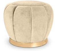 Repose-pieds rembourré, tabouret bas nordique, tabouret de maison, tendance, créatif, tissu à changer, tabouret de maquillage, tabouret rond moderne minimaliste, 40 x 38 cm, rangement Foo