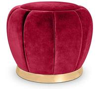 Repose-pieds rembourré, tabouret bas nordique, tabouret de maison, tendance, créatif, tissu à changer, tabouret de maquillage, tabouret rond moderne minimaliste, 40 x 38 cm, rangement Foo