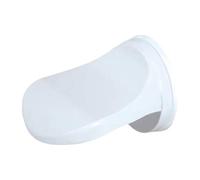 Repose-pieds, repose-pieds à ventouse, 15,5 x 11,4 x 3,0 cm, support mural, design compact, matériau PVC antidérapant, idéal pour salle de bain, appartement, maison, dortoir