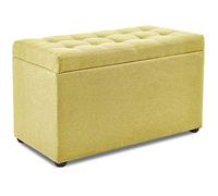 Repose-pieds, repose-pieds ottoman, tabouret de rangement multifonctionnel, simplicité domestique, tabouret de canapé, siège rembourré, banc à chaussures à changer, poids portant, 150 kg, 60 x 30 x 35