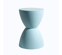 Repose-pieds rond en polypropylène respectueux de l'environnement - Tabouret moderne pour la maison et la salle de jeux - Banc de réception élégant - Pas de montage nécessaire - Design polyvalent et