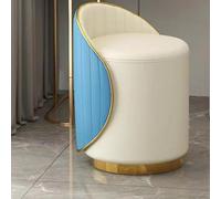 Repose-pieds rond pivotant moderne pour chambre à coucher, salon, bureau, design mobile pour repose-pieds confortable et décoration d'intérieur élégante