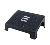 Repose-pieds sous bureau, Repose-pieds sous le bureau avec rouleaux de massage for la maison et le bureau, noir, 35,6 x 26,4 x 14 cm