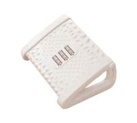 Repose-pieds Sous Le Bureau For Le Travail, Tabouret Ergonomique Avec Rouleau De Massage Des Pieds, Charge Maximale 150 Kg, For Améliorer La Posture Et Soulager La Fatigue(White)