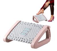 Repose-pieds Sous Le Bureau - Rendez-vous Sous Le Travail Au Travail | Tabouret De Pied Avec Massage | 6 Hauteurs Repos De Pied Réglable | Soutenir Le Rythme Des Jambes De La Jambe De Pied | Tabouret