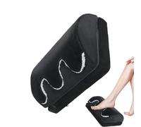 Repose-pieds sous le bureau - Repose-pieds réglable et ergonomique à double couche avec poche amovible - Hauteur des jambes réglable pour le bureau, la maison, l'étude du lit, le dortoir, le confort