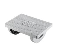 Repose-pieds Sous le Bureau Rocking Foot Rest Under Desk Adjustable Stool with Massage Feet Stand Ergonomic Footrest for Office Home Work(Gray)