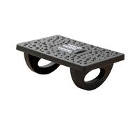 Repose-pieds sous le bureau Under Desk Footrest Foot Stool Portable Feet Stand Support for Gaming Work Office(Black)