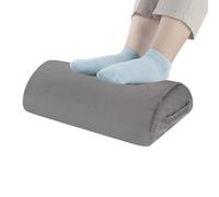 Repose-pieds - Support ergonomique - Coussin à mémoire de forme - Repose-pieds de bureau réglable en hauteur pour chaises de bureau - Booster de confort - Relaxation étendue des jambes - Respirant et