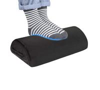 Repose-pieds - Support ergonomique - Coussin à mémoire de forme - Repose-pieds de bureau réglable en hauteur pour chaises de bureau - Booster de confort - Relaxation étendue des jambes - Respirant et