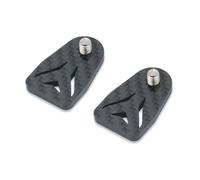 Repose-pieds transportable pour cycle de flexion Substance en fibres de carbone Mécanisme de libération rapide Idéal pour les navetteurs Touristes Vélocipède Fibres de carbone Assistance pied de