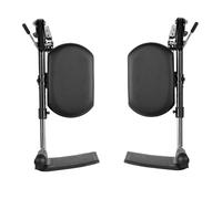 Repose-Pieds Universel Pour Fauteuil Roulant Repose-jambes élévateurs for fauteuil roulant avec coussinets de mollet rembourrés 1 paire, repose-pieds composites