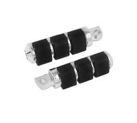 Repose-Pieds universels chromés pour Motos Sportster XL 883 1200, Touring Road King Glide FLHX FLHT et Softail Breakout FL.