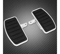 Repose-Pieds Universels Réglables pour Moto, Arrière pour Passager, Coussinets À Rayures pour Yamaha Virago XV125 XV250 XV400, Marchepieds Métalliques