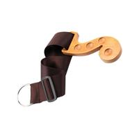 Repose-pique pour Violoncelle en Bois, Antidérapant, pour Basse | Bois et Nylon, Forme Note Musicale, Quatre Trous de Positionnement, Jaune, Accessoire pour Instruments
