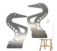 Repose-Poignet Artiste | Une Paire De Supports Métalliques Portables Et Réglables - Repose-main pour peinture | pour artiste dessinateur poignet maison intérieur extérieur chevalet salle classe table