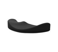 Repose Poignet Clavier Tapis de souris ergonomique for main gauche/droite, repose-poignet en gel silicone antidérapant, tapis support for profilé for PC bureau et jeu(Right hand pad Black)