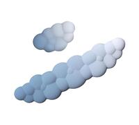 Repose-Poignet Cloud, Clavier d'accoudoir en, 2 Coussinets pour | poignet de bureau en forme de | Repose-poignet mignon pour clavier, repose-poignet confortable en mousse à mémoire de f