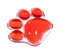 Repose-poignet - Coussin repose-poignet transparent | Coussinet en silicone transparent | En forme de patte de chat pour soulager l'inconfort des souris | Repose-poignet doux pour la maison, l'école