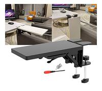 Repose-poignet de bureau, rallonge de bureau et support de bras d'ordinateur, repose-bras pour bureaux à domicile et au bureau, repose-poignets pliables à 90 ° ergonomiques, élimine les douleurs