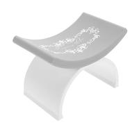 Repose-poignet de Manucure U en Silicone et Plastique Blanc | Coussin Amovible, Structure Stable et Non Déformable, pour Salon D’ongles et Soins des Poignets