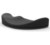 Repose-poignet de souris en silicone, repose-poignet de souris, conception de surface tridimensionnelle humanisée, sensation de peau, pas d'odeur, lisse, lisse, noir