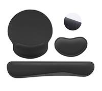 Repose-Poignet de Souris, Ensemble de Tapis de Souris de Clavier Portable Souple à Fond en Caoutchouc pour Les Jeux pour Les Joueurs