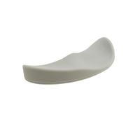 Repose Poignet Ergonomic Mouse Pad Wrist Silicon Gel Non-slip Streamline Rest Support Mat Computer Mousepad For Office Gaming PC(Silver Gray,Right hand)