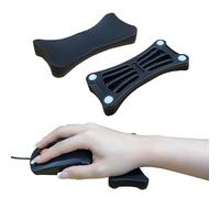 Repose-poignet ergonomique coulissant qui se déplace avec la souris, conçu pour le syndrome du canal carpien, support pour bureau, ordinateur, ordinateur portable, Mac, léger avec 4 molettes de