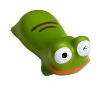Repose-poignet ergonomique et confortable en résine, motif animal de dessin animé mignon, pour la maison et le bureau, 12,5 x 6,4 cm (Grenouille)