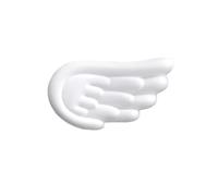 Repose Poignet Keyboard Mouse Wrist Rest Angel Wing Memory Foam Pad Set Support Ergonomic Non-Slip For Computer Laptop Easy Typing(White Short)