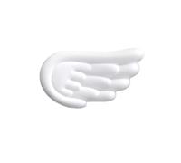 Repose Poignet Keyboard Mouse Wrist Rest Angel Wing Memory Foam Pad Set Support Ergonomic Non-Slip For Office PC Laptop Easy Typing(White Short)