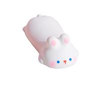 Repose-poignet lapin blanc mignon, mousse à mémoire de forme et soutien ergonomique, portable et durable, accessoire de bureau anti-stress pour