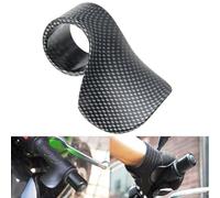 Repose-poignet pour moto avec régulateur de vitesse pour conduite longue distance | En plastique ABS pour réduire la fatigue de la main - Accessoire de guidon aspect carbone 68,7 mm