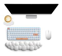 Repose-Poignet Wrist Rest,Clavier Haute Densité Repose-Poignet Mousse à Mémoire,Support de repose-poignet pour clavier,pour soulager les douleurs à la main et le syndrome du canal carpien