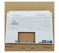 Repose-Poignets avec Clavier rétroéclairé, Compatible avec ASUS, TUF Gaming FX507 FA507 FX517 A15 F15(White 1)