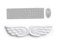 Repose-poignets ergonomique Angel pour clavier, bureau et jeux vidéo. Support de poignet pour ordinateur portable et clavier. Cadeau idéal pour les passionnés d'informatique.