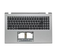 Repose-Poignets et Clavier argentés pour Acer A315-510P Amérique Latine LA