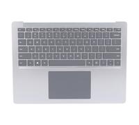 Repose-poignets et clavier de taille standard pour ordinateur portable, avec pavé tactile - pièce de rechange OEM pour les modèles 3, 4, 5, 1951, 13,5 pouces - assemblage en métal (Argent)