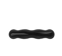 Repose-poignets pour clavier Ergonomic Mouse Pad Wrist Antislip Silicone Transparent Brace Support Mat Memory Computer Laptop Keyboard pour Office(Black Big)